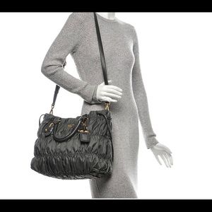 Prada Tessuto Nylon Leather handbag BNWOT
